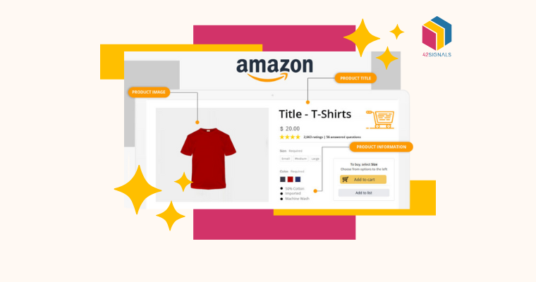 Amazon product listing optimization with digital shelf analytics