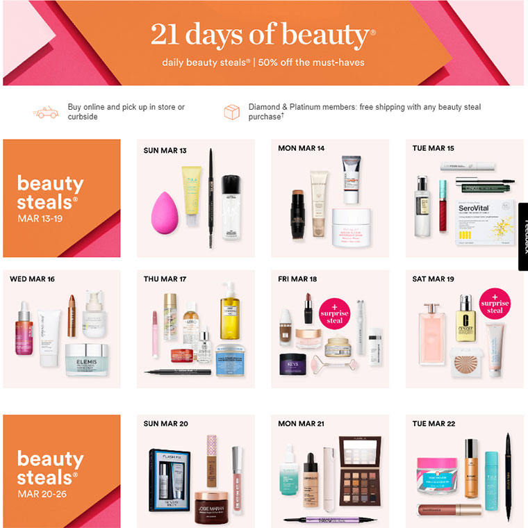 ulta beauty 21 days